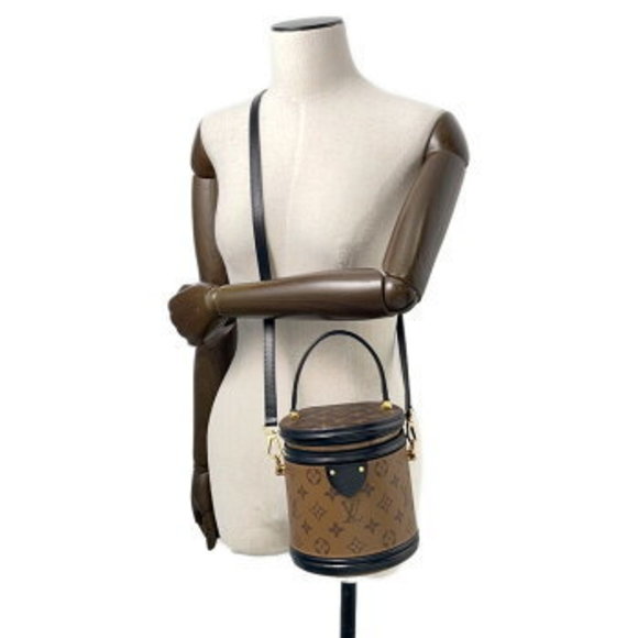 Louis Vuitton Monogram Reverse Cannes Handbag Black Vanity Bag - Picture 5 of 8